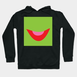 Kermit Mouth Mask Design, Artwork, Vector, Graphic Hoodie